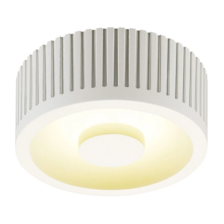 Метален плафон, white, slv, occuldas 13, led 1x15w, 3000k, 810lm, 117351