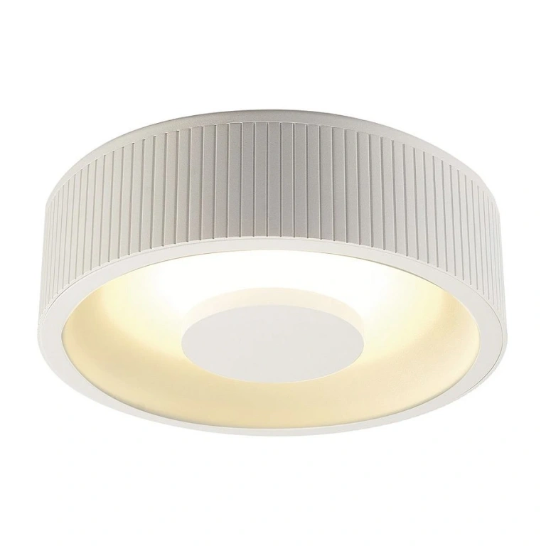 Метален плафон, white, slv, occuldas 23, led 1x22w, 3000k, 1300lm, 117321