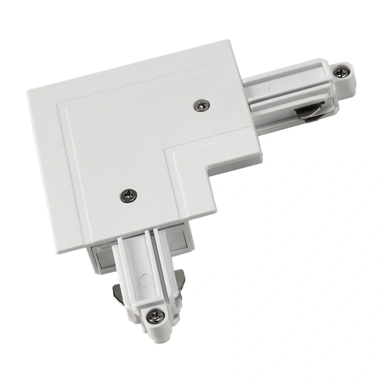 Pvc ъглов конектор за 1-phase recessed track, max 16a, white, slv, tracks, 143261