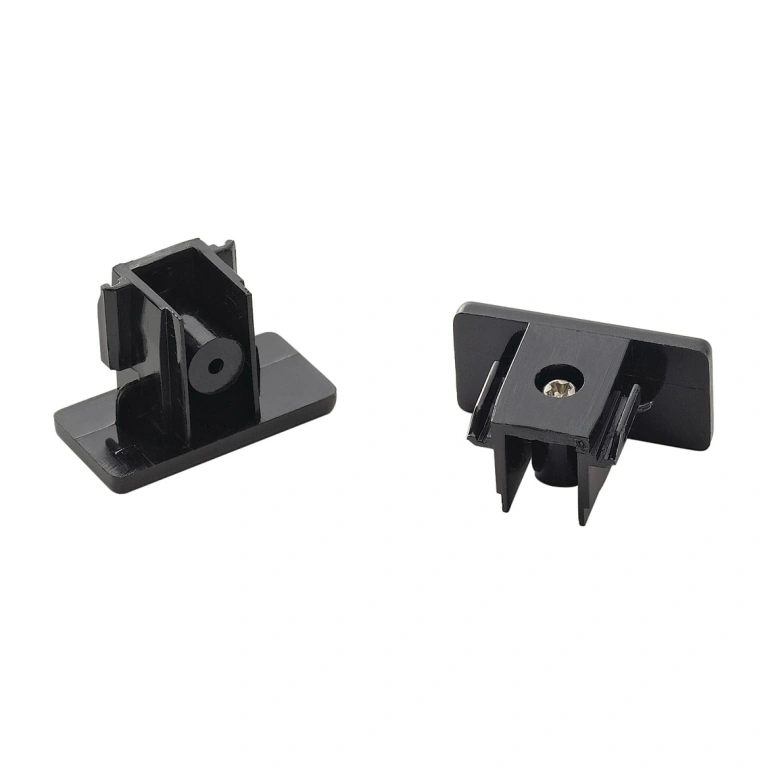 Pvc крайни тапи-2 бр. за 1-phase track, black, slv, tracks, 143130