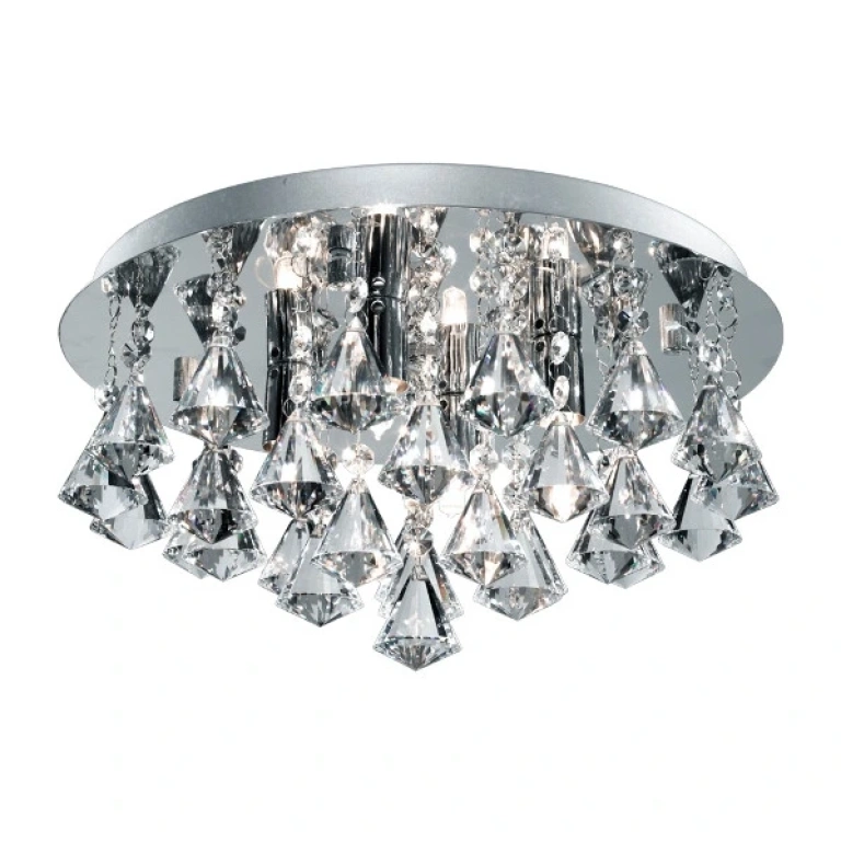 Плафон, chrome, searchlight, hanna, 4x3w, 4000k, 1100lm, 2204-4cc