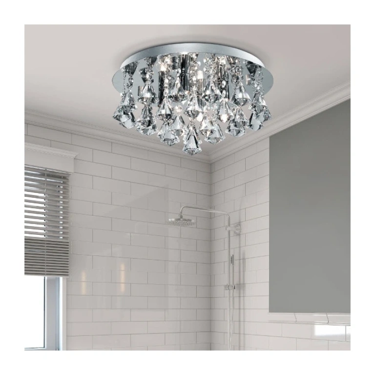 Плафон, chrome, searchlight, hanna, 4x3w, 4000k, 1100lm, 2204-4cc