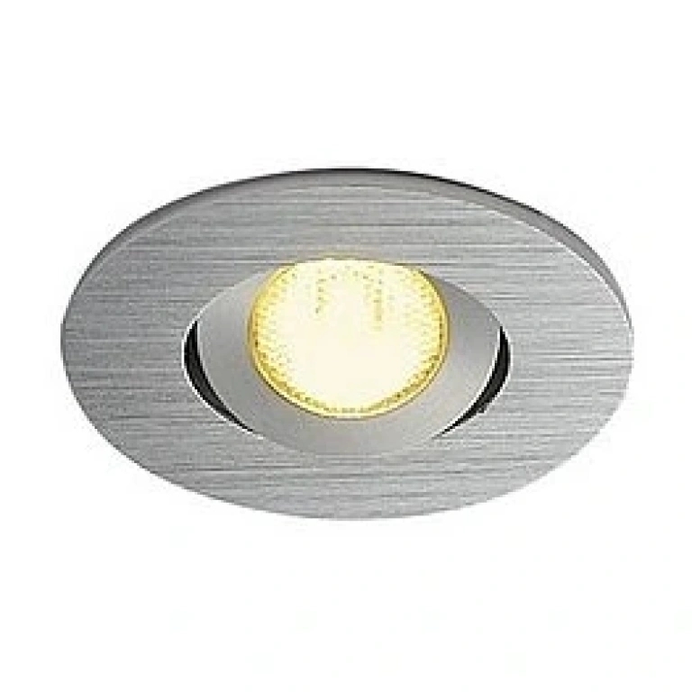 метална луна, aluminium brushed, slv, new tria mini set, led 1x2.2w, 3000k, 143lm, 113976