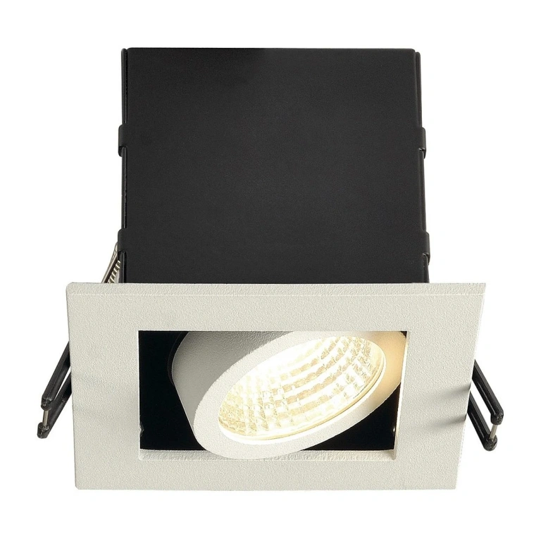 метална луна, matt white, slv, kadux 1 set, led 1x6.2w, 3000k, 625lm, 115701