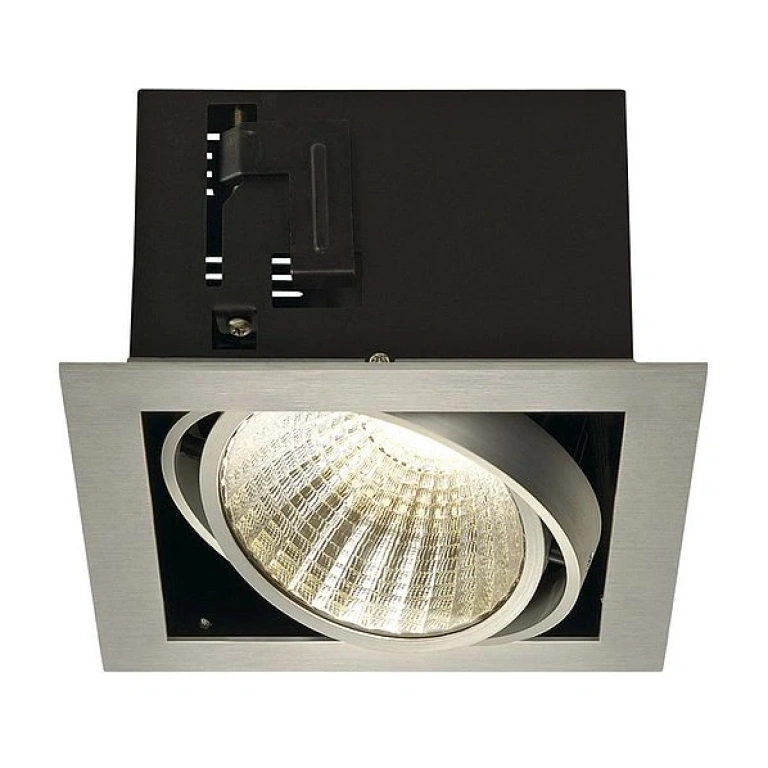 метална луна, aluminium brushed, slv, kadux 1 set, led 1x24.5w, 3000k, 2500lm, 115736