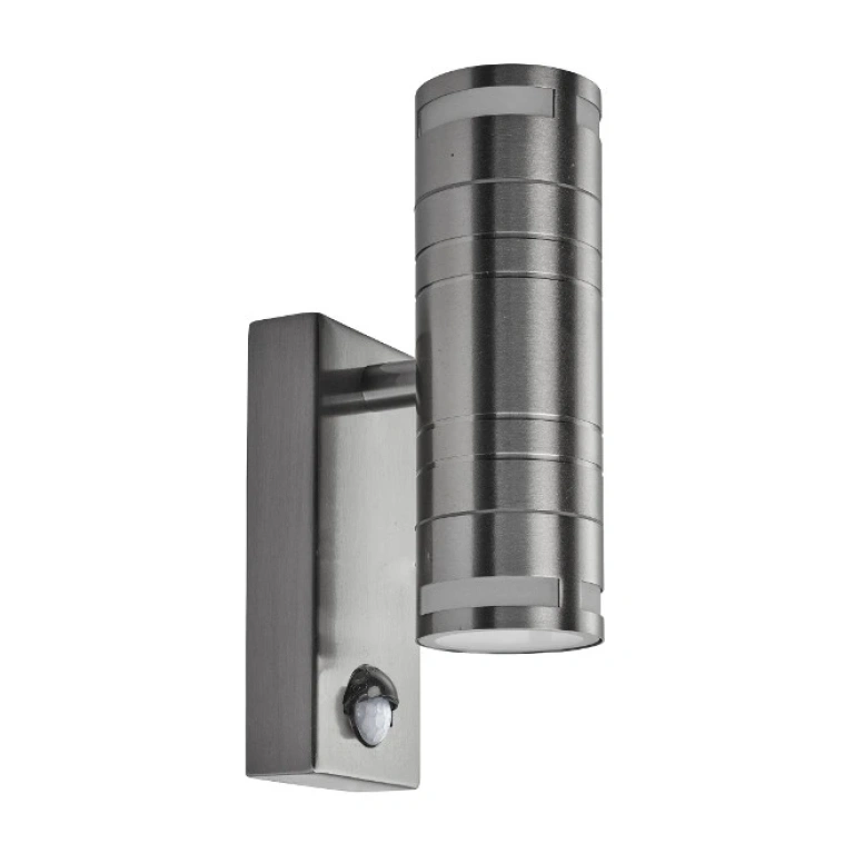 Метален градински аплик, stainless steel, searchlight, led outdoor, led 2x3w, 3000k, 270lm, 1318-2-led