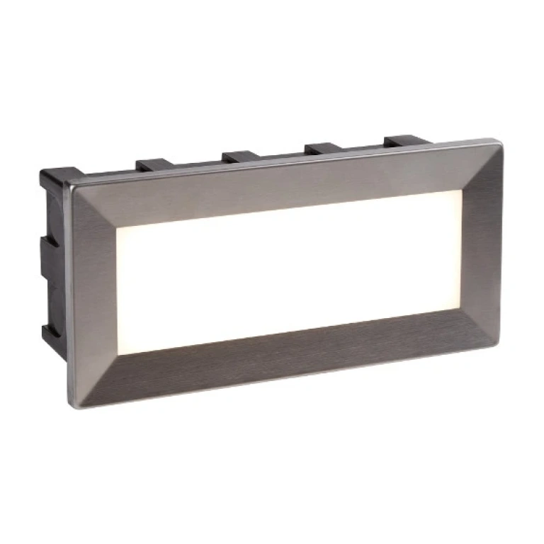 Метална луна, stainless steel, searchlight, ankle, led 1x1.5w, 4000k, 163lm, 0762