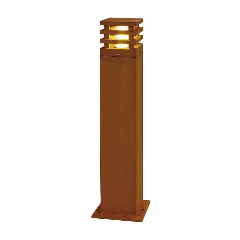 Метално градинско тяло, rusted iron, slv, rusty square 70, 1x11w, 229421