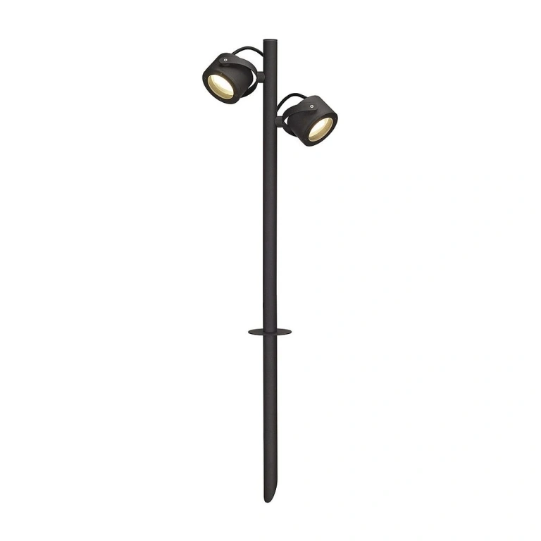 Метално градинско тяло, anthracite, slv, sitra 360 sl spike, 2x9w, 231535
