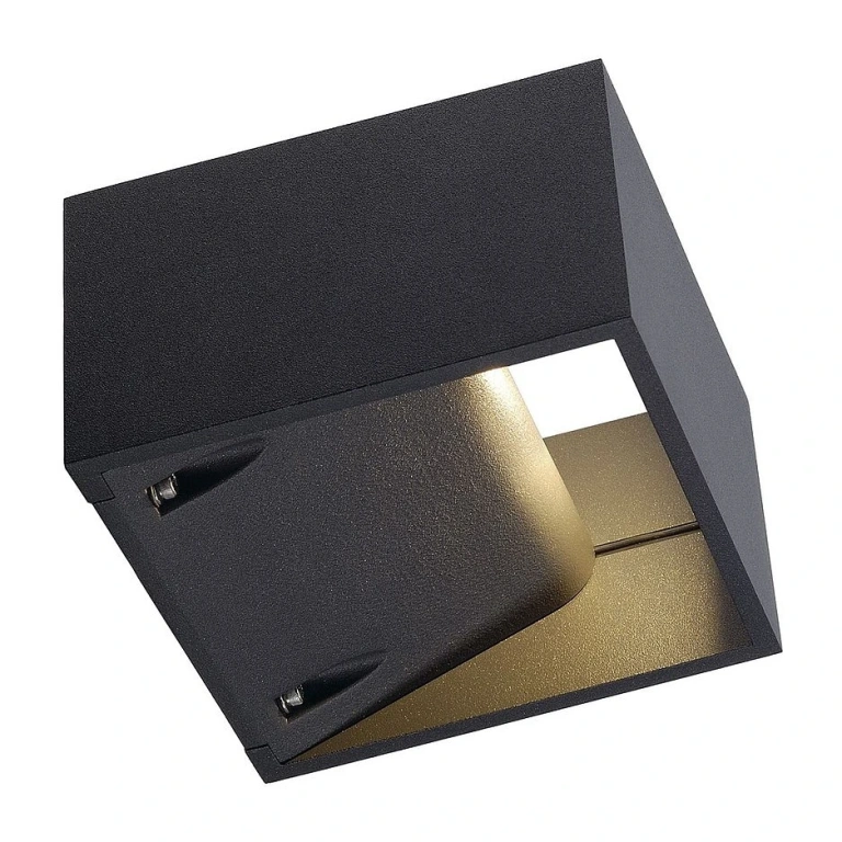 метално градинско тяло, anthracite, slv, logs wall, led 1x7.5w, 3000k, 420lm, 232105