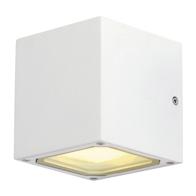 Метално градинско тяло, white, slv, sitra cube, 2x9w, 232531