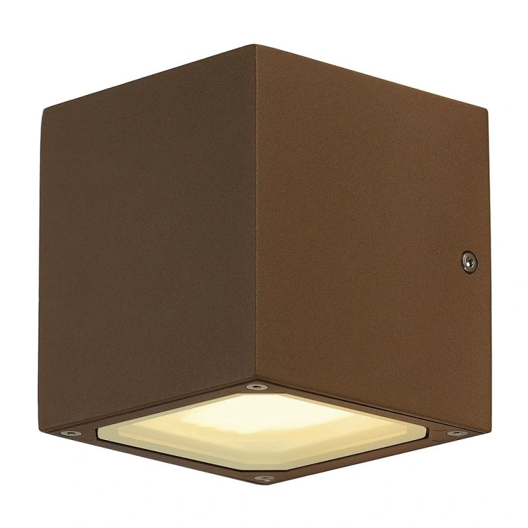 метално градинско тяло, rust, slv, sitra cube, 2x9w, 232537