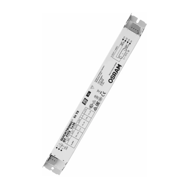 Електронен баласт, 1x36w, 230v,50-60hz, 2s пуск, qt-fit8, t8, osram, epra1x36