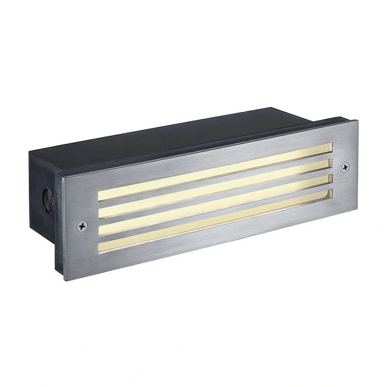 Стоманено градинско тяло, stainless steel, slv, brick mesh, led 1x2.6w, 3000k, 56lm, 229110
