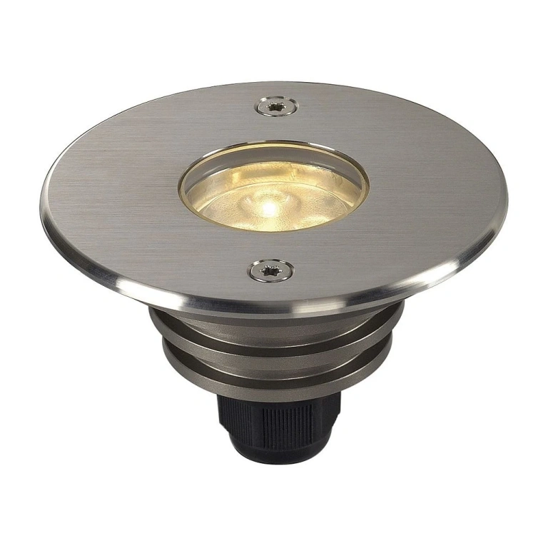 Луна за земя, brushed stainless steel, slv, dasar 92 lv, led 1x7w, 3000k, 360lm, 233500