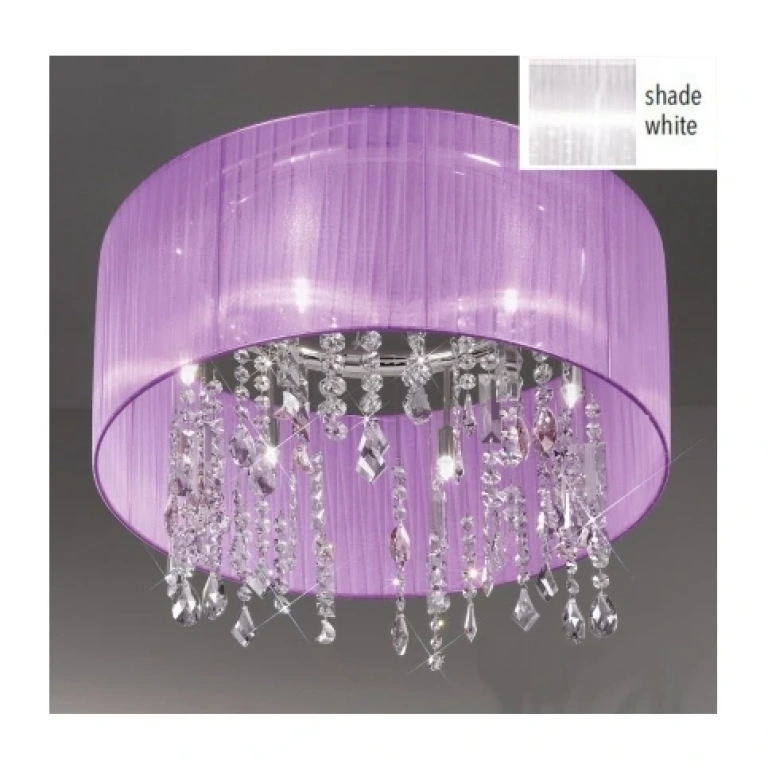 Кристален полилей, white, kolarz, paralume, 6lp.,40w, 0240.86.5.w