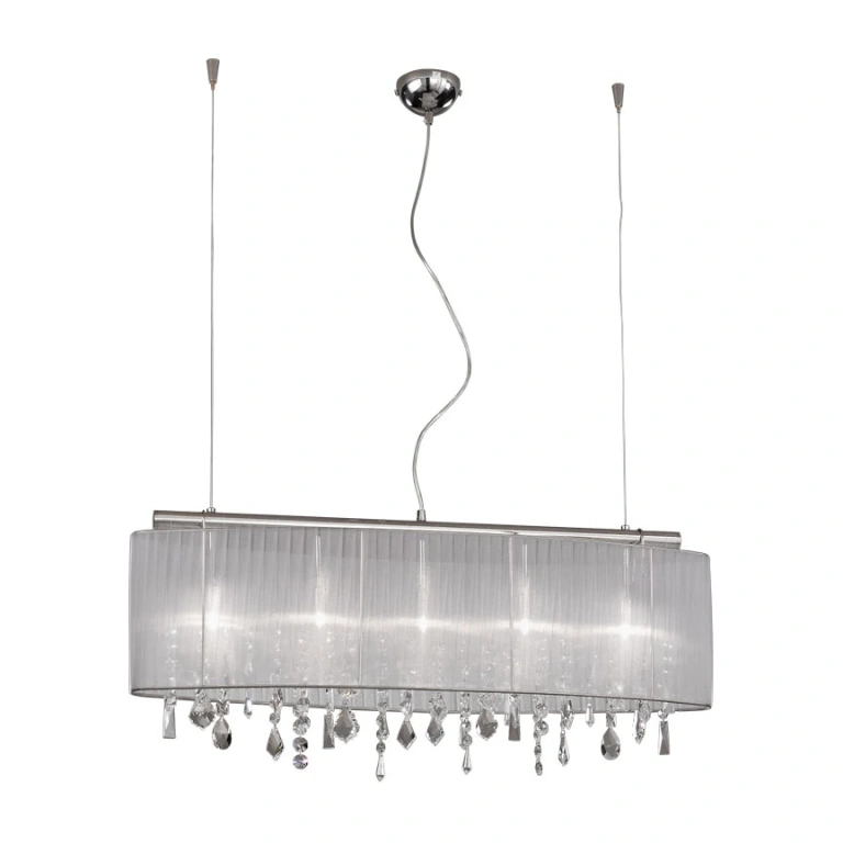Кристален полилей, white, kolarz, paralume, 5lp.,40w, 0240.85.5.w