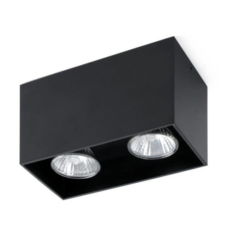 Метална луна, black, faro, tecto, 2x40w, 63273