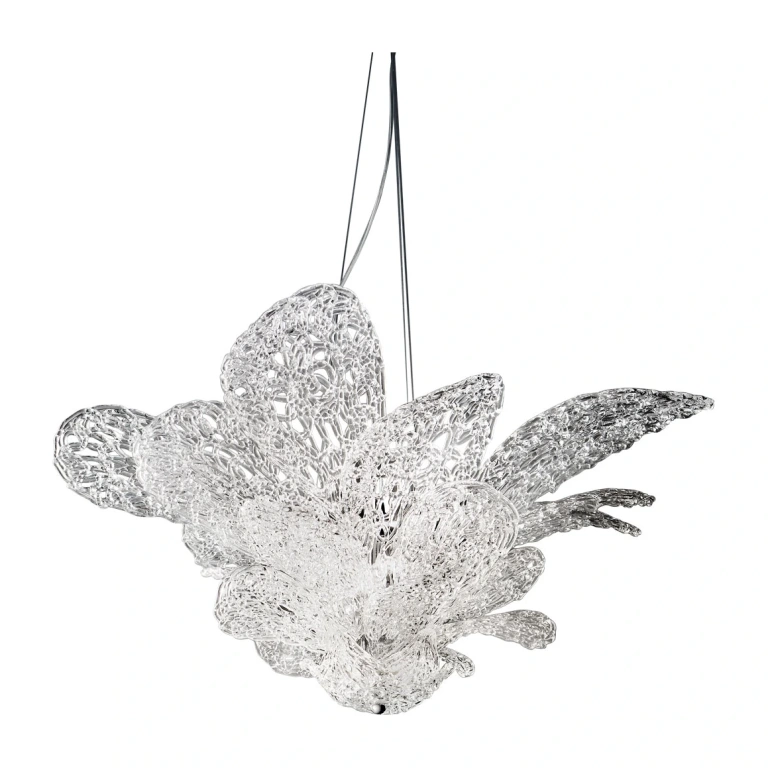 Стъклен полилей, murano transparent, kolarz, naomi, 11 lp.,40w, 0376.811.5.vf
