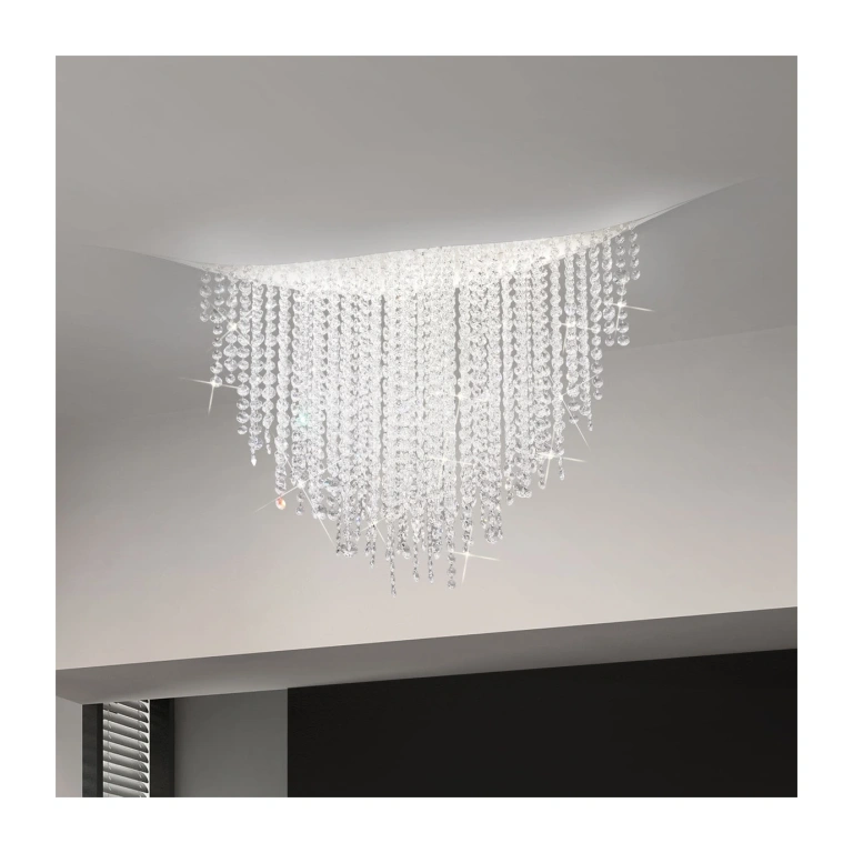 Кристален плафон, clear, fonte de luce, kolarz, led 3x13w, 3000k, 4350lm, 5310.10350.940