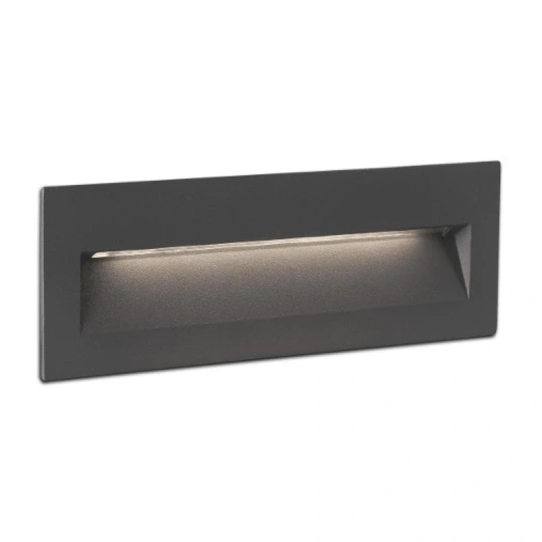 Метална луна, dark grey, faro, nat, led 8w, 3000k, 330m, 70638