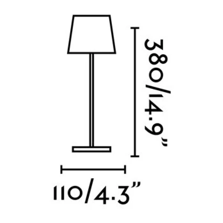 Градинско осветително тяло, white, faro, toc, led 1x7w, 3000k, 70775