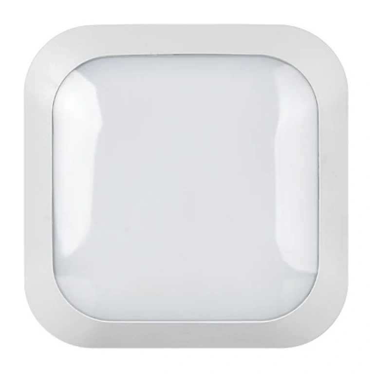 Pvc led плафон, квадрат, ultralux, ip 66,14w, бяла светлина, 4500k, 1500lm, lwp2201445