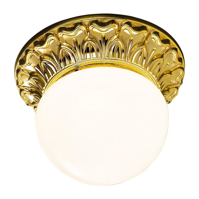 Стъклен плафон, 24 carat gold, kolarz, milady, 1lp.,40w, 0298.11.3