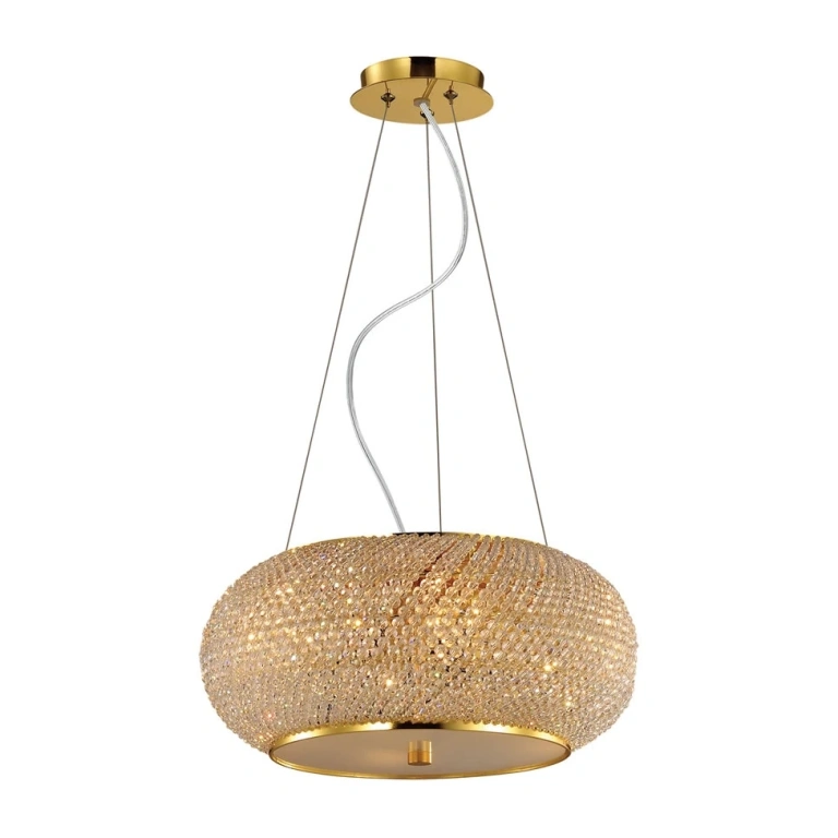 Кристален полилей, oro, ideal lux, pasha sp14, 14x40w, 164984