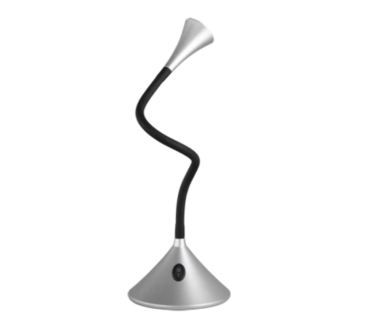 pvc настолна лампа, silver, rl, viper, led 3w, 3000k, 260lm, r52391187