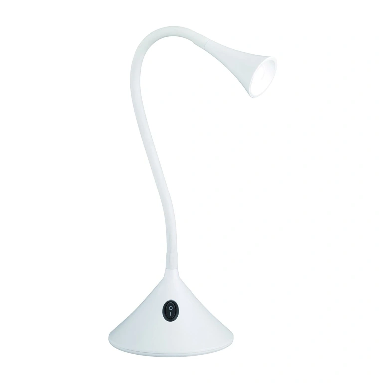 Pvc настолна лампа, white, rl, viper, led 3w, 3000k, 260lm, r52391101