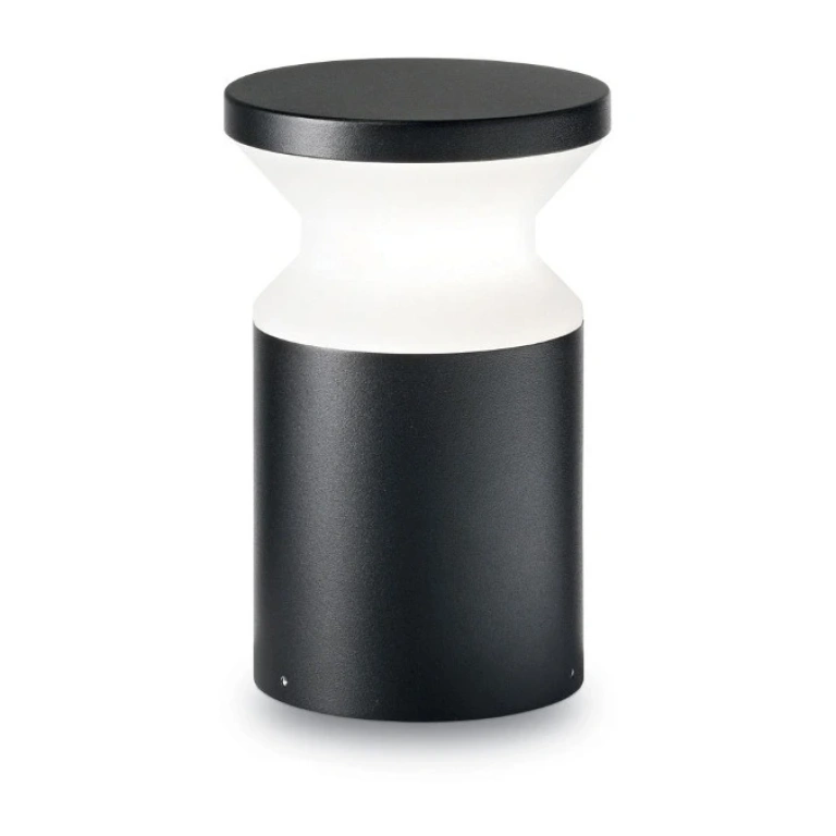 метално градинско тяло, nero, ideal lux, torre pt1 small, 1x15w, 186979