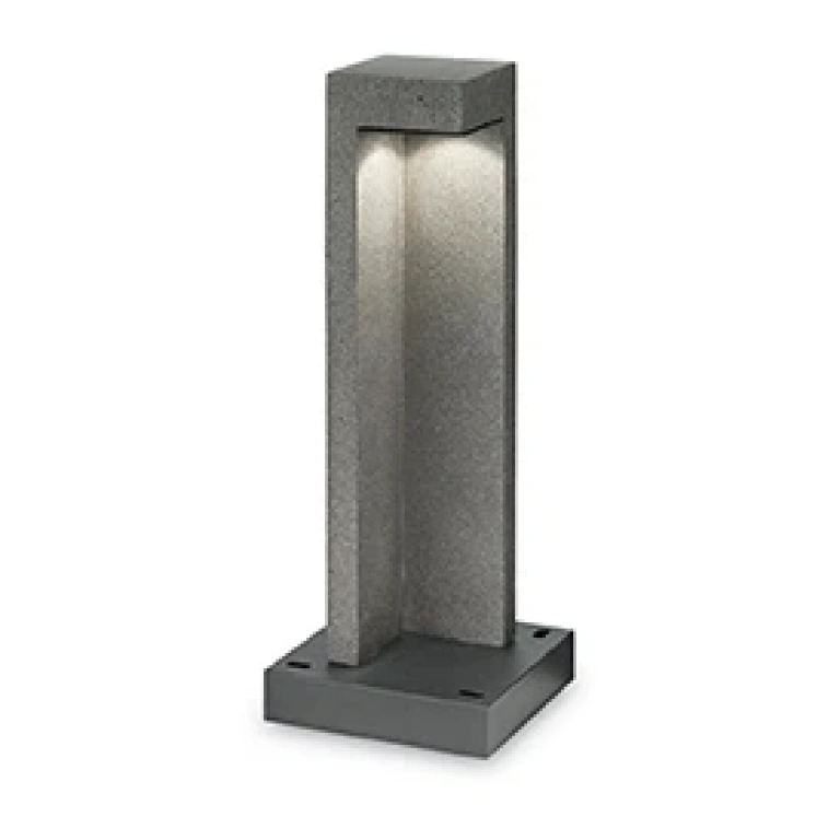 Pvc градинско тяло, granito, ideal lux, titano pt1 small, led 9w, 4000k, 450lm, 157856