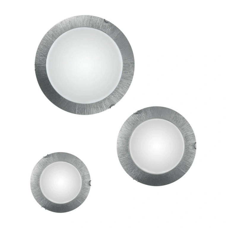 Стъклен плафон, silver, kolarz, moon, 2lp.60w, a1306.12.5.sunag