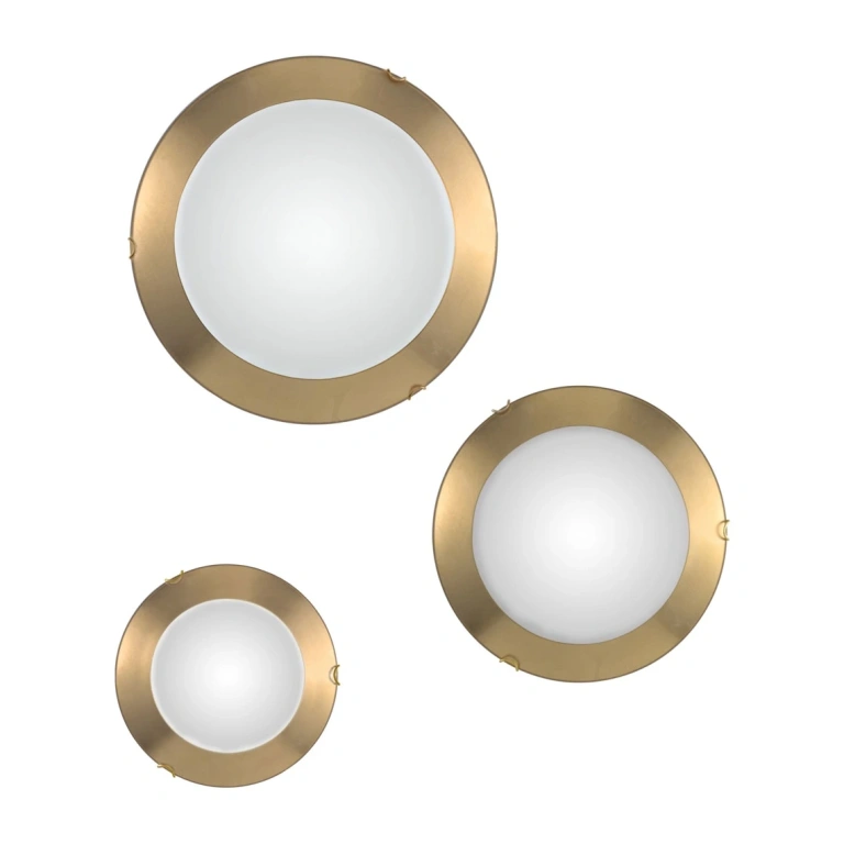 Стъклен плафон, gold, kolarz, moon, 1lp.,60w, a1306.11.3.au