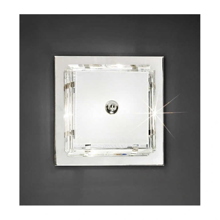Кристален плафон, chrome, kolarz, ontario, 2lp.,60w, 0342.12.5