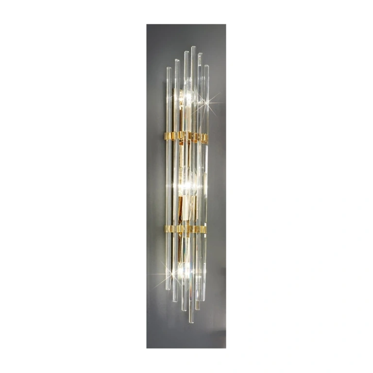 кристален аплик, 24 carat gold plated, kolarz, ontario, 3lp.,40w, 0342.63.3