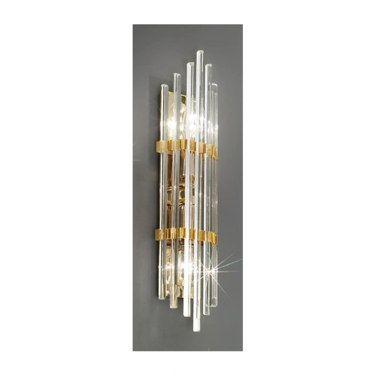 Кристален аплик, 24 carat gold plated, kolarz, ontario, 2lp.,40w, 0342.62m.3