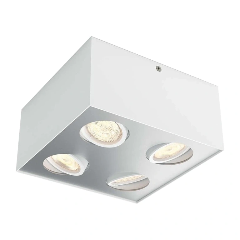 Метална луна, white, philips, box, led 4x4.5w, 2700k, 2000lm, 50494/31/p0