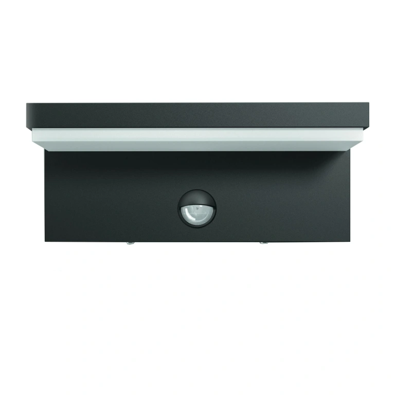 Метално градинско тяло със сензор, anthracite, philips, bustan ir, led 2x4.5w, 4000k, 1000lm, 16484/93/p3