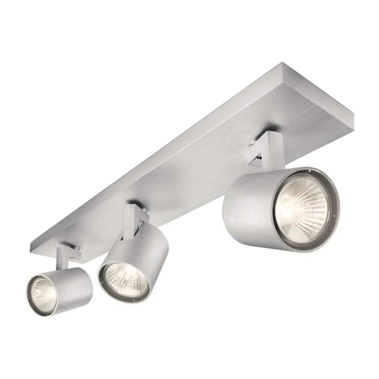 метален спот, aluminium, philips, runner, 3x50w, 53093/48/12