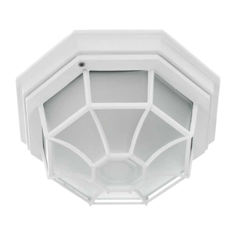Плафон, бял, elbulgaria, градинско, 1х60W, 275 wh