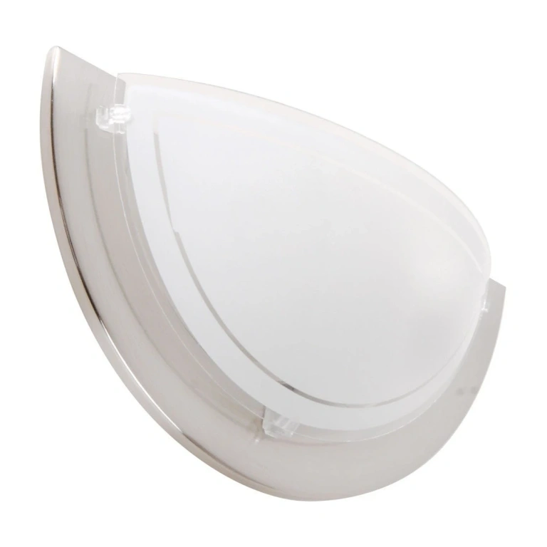 Стъклен аплик, satin nickel, eglo, planet 1, 1x60w, 83163