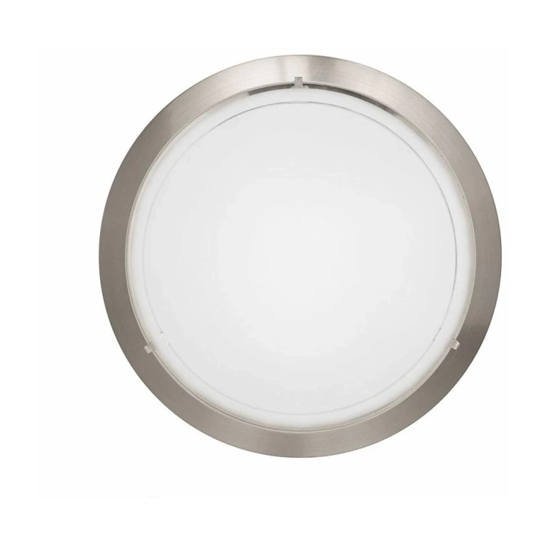 стъклен плафон, satin nickel, eglo, planet 1, 1x60w, 83162