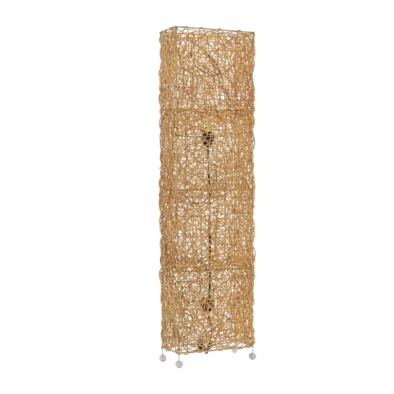 Лампион от ратан, крем, elbulgaria, 1x40w, eli 57f nat