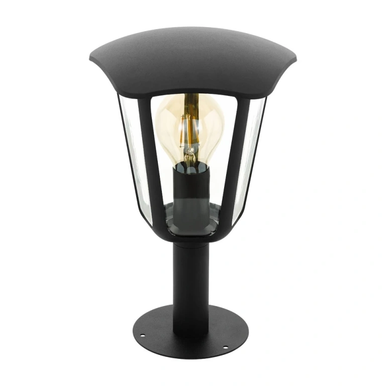 метално градинско тяло, black, eglo, monreale, 1x60w, 98122