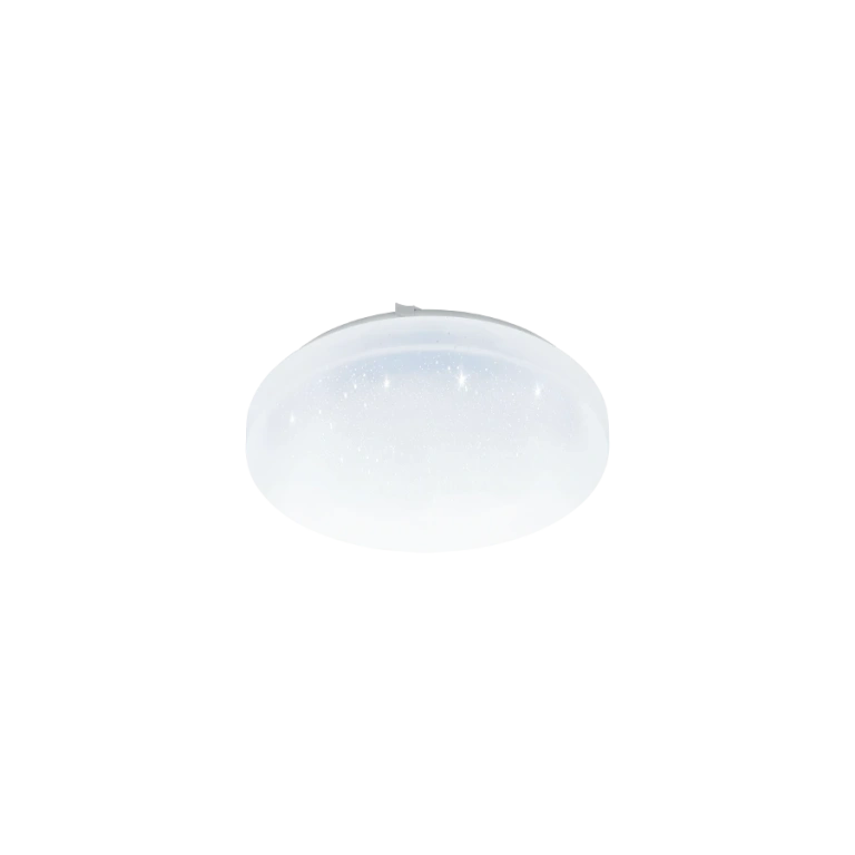Pvc плафон, with crystal , eglo, frania-s, led 11.5w, 3000k, 1350lm, 97877