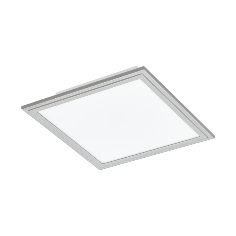 Led панел, grey aluminium, eglo, salobrena 2, led 16w, 4000k, 2100lm, 98036