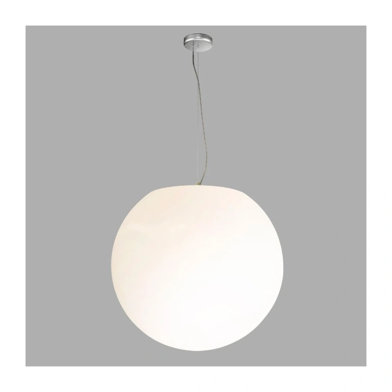 Pvc градинско тяло, white, nowodvorski, cumulus l, 1x40w, 9607