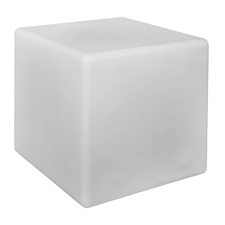 Pvc градинско тяло, white, nowodvorski, cumulus cube m, 1x40w, 8966